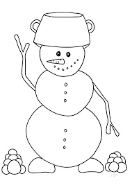 obrazek przedstawia ulepionego ze śniegu bałwana